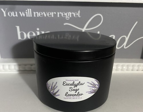 Stress relief soy wax candle - soy,
