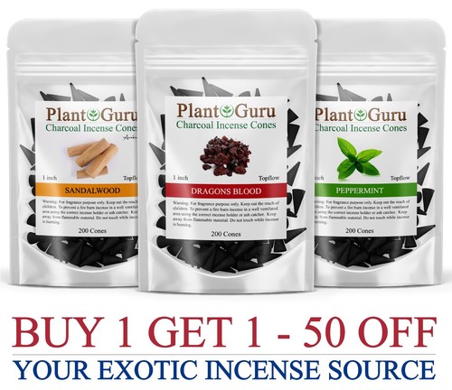200 charcoal incense - 200, 1"