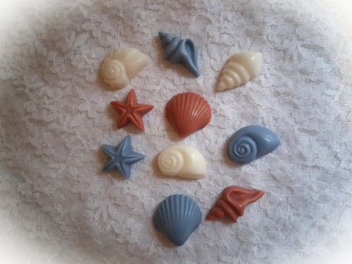 Soy wax melts tarts - wax, tarts~seashell