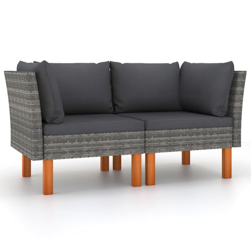 Corner sofas pcs poly - corner, rattan
