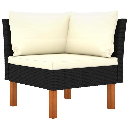 Corner sofa poly rattan - ,