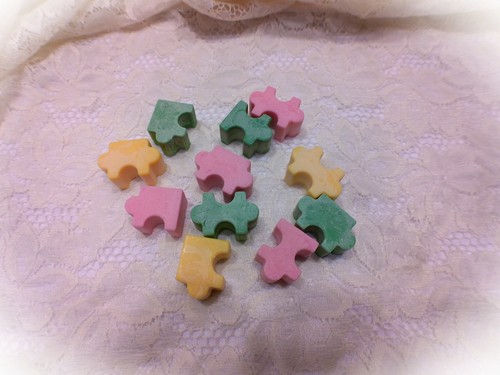 Soy wax melts tarts - soy, puzzle