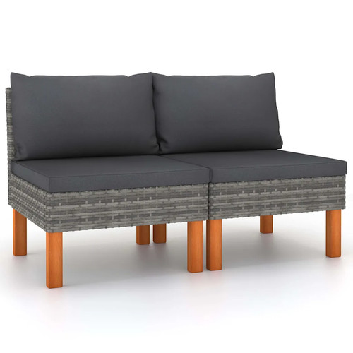 Vidaxl middle sofas pcs - middle, 2