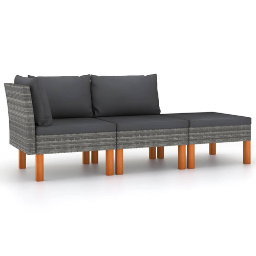Piece patio lounge set poly - piece,